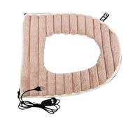 Temperature Adjustable Toilet Seat Pad, Heated Toilet Seat Cover, Comfortable USB Powered Seat Warmer for Bathroom, Adjustable Heat Control for Ultimated Comfort Bathroom