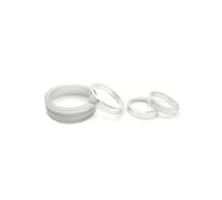 Temperature Adjustment Knob For Cherokee Air Conditioner Audio Switch Trim Ring/four-wheel Drive Knob Trim Ring Climate Control HVAC(Silver)