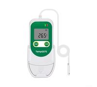 Temperature and humidity data logger with 1.9 inch display, memory for 34,560 readings, range -40°C to 85°C, adjustable alarm limits for cold chain, pharmaceutical and laboratory