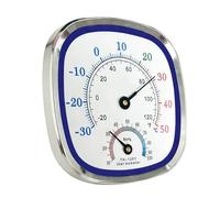 Temperature and Humidity Gauge - Analog Hygrometer for Home Garden Indoor Spaces | Simple Display for Monitoring Air Conditions, Ideal for Plants, Wine Storage Room Environment 4.72in