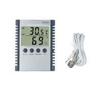 Temperature and Humidity Meter with Digital Readout Accurate Measurements for Indoor and Outdoor Settings