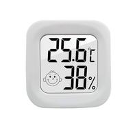 Temperature And Humidity Monitor | Mini Smile Electronic Thermo-Hygrometer, Digital Hygrometer Thermometer | Compact Indoor Humidity Sensor, Baby Room Temperature Monitor, Greenhouse Climate Control