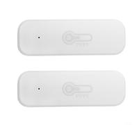 Temperature and Humidity Sensor with For zigbee Protocol for Tuya Smart Home Use and Real Time Environmental Alerts (2pcs)