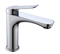 Temperature Bathroom taps,No Electrical Temperature Display Single Handle Bathroom Sink taps (Classic, Chrome)