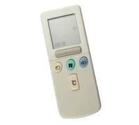 Temperature Button AC Remote, LCD Screen, Power Fan Controls, Beige Housing, Backup Replacement Handset for Split Units, Daily Use Ac Controller Handset Replacement Split Unit Spare Lcd Screen