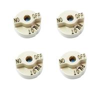 Temperature Control Knob Replacement of for Robert-Shaw Thermostat 700-506 Gas Valve 1751-012 Beige Plastic Kitchen Accessories 4PCS