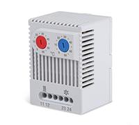 Temperature Control Switch for Electric Heaters and Signal Devices, Adjustable from 0 to 60 Degrees Celsius, Compact Design (ZR011)