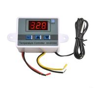 Temperature Control Switch, Microcomputer Sensor Digital Display, Intelligent Thermostat for Heating Cooling Climate Control Automation(110-220V)