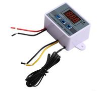 Temperature Control Switch, Microcomputer Sensor Digital Display, Intelligent Thermostat for Heating Cooling Climate Control Automation(12V)