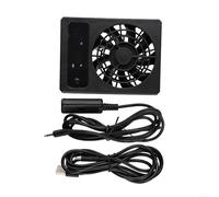 Temperature Controlled Ventilation Fan for Reptile Tanks, Automatic Humidity Control Fan for Rainforest and Desert Terrariums, Quiet Cooling Fan for Pet Comfort (Celsius)
