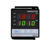 Temperature Controller PT100 K Thermocouple Digital PID Temperature Controller SSR Relay Output MC101(24V DCAC)