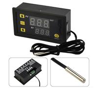 Temperature Controller Thermostat Meter with Sensor Switch for Automatic Temperature Regulation in Heating Cooling Devices 12V 24V 110V 220V Relay 20A (110V-220V)
