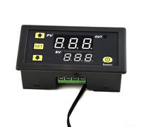 Temperature Controller Thermostat Meter with Sensor Switch Regulator for Home and Industrial Use Supports Cooling Heating 12V 24V 110V 220V Relay 20A (110V-220V)