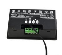 Temperature Controller Thermostat with Digital Meter and Sensor Switch Regulator, Automatic Temp Control for Heating and Cooling, Supports Calibration and Safety Temp Limits (110V-220V )