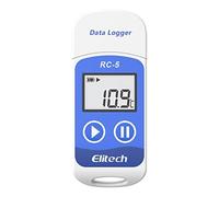 Temperature Data Logger, Elitech RC-5 Reusable Temperature Data Recorder, USB 2.0, 32000 Points, Software for Mac and PC with Calibration Certified
