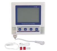 Temperature Data Logger USB External LCD Display Accurate Recorder Sensor Probes DC 5V High Precision Temperature Monitor for Home Warehouse Lab Pharmacy ABS 120 x 113 x 33mm