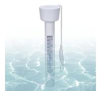 Temperature Gauge for Pool - Floating Meter with Rope - 0-50℃ Pool Accessory Floating Water Temperature Gauge for Swimming Spa Shower Ponds Lakes Home Aquariums Fish Tank Hot Spring