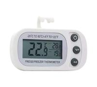 Temperature Gauge - Fridge Thermometer | Waterproof Digital Room Temperature Gauge | Temperature Meter with Large LCD Screen | Waterproof Temperature Gauge With Max/Min Record Function for Home