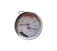 Temperature Humidity Gauge with Round Face, Wall Mount Climate Display and Metal Frame for Everyday Home Kitchen Comfort Reading Face Room Air Reference