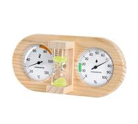 Temperature Humidity Meter with 15 Minutes Hourglass Sand Timer Steam Room Thermometers Hygrometer Gauge for Sauna Room Sauna Humidity Meter