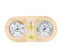 Temperature Humidity Meter with 15 Minutes Sand Timer Room Thermometers Hygrometer Gauge for Sauna Room Sauna Temperature Gauge