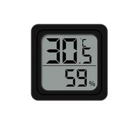 Temperature Humidity Monitor - Adjustable Indoor Digital Climate Reader Device, Portable Sensor Gauge | Compact Household Condition Measurement Unit for Families