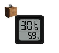 Temperature Humidity Monitor - Digital Humidity & Temperature Display | Battery Powered Accurate Gauge Sensor for Room, Greenhouse, Kitchen & Bedroom, Mini Portable Home Thermometer