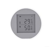 Temperature Humidity Sensor, For Zigbee Sensor With Lcd Display App Control Alarm Notifications Powered By Usb Or Battery(ForZigbee)