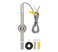 Temperature Humidity Sensor Transmitter with 4-20mA Output and 15-30V DC Power Supply, IP68 Probe for Warehouse and Building Automation, -40 to 120C and 0-99.9 Percent RH