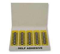 TEMPERATURE INDICATOR STRIP, 40°C/71°C | TEST/MEASUREMENT OTHER ACCESSORIES, 10 X QTY - SERIES 8 A