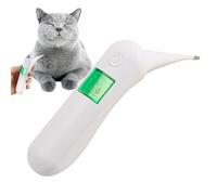 Temperature Meter for Dogs, Digital Pet Temperature Meter for Cats, Flexible Round Tip Veterinary Temperature Monitor Waterproof for Pets Indoor Dogs Cats Horse Livestock
