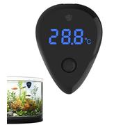 Temperature Monitor for Fish Tank | Temperature Measurement | Touch Control Monitor LED Display Meter for Turtle Aquatic Exhibits Home Public Pet Store Fish Tank School Science Projects