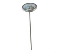 Temperature Monitoring Soil Tester with Stainless Steel Probe for Compost, Fertilizer, Water Temperature Measurement (earthworms)