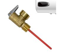 Temperature Pressure Relief Valve for RV 210°F 150 PSI - Plumbing Relief Valve - Plumbing Safety Device with Extended Probe for Installers Heating Systems Thermal Storage Tanks
