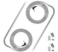 Temperature Probe for Pit Boss Pellet Grills Smokers Temp Meat Probes Replacement Grill Accessories 3.5mm Plug with 2pcs Probe Clips