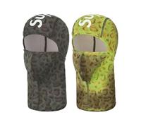 Temperature Sensitive Color Changing Long face mask, Winter Cycling Skiing Headgear, Thickened Nylon face mask (Camouflage2)