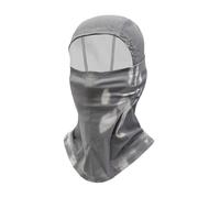 Temperature Sensitive Color Changing Long face mask, Winter Cycling Skiing Headgear, Thickened Nylon face mask (Grey)