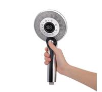 Temperature Sensor Colorful LED Shower Head Handheld Water Power Luminous Sprayers Battery Free(Style 2)