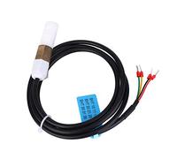 Temperature Sensor,Digital Temperature Humidity Sensor Copper Plastic Housing High Accuracy for Soil FS400-SHT3X()