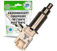 Temperature Sensor NTC for Washing Machine Heating Element Ø10 mm -10°/120°C with Original Code 482000023297 C00290251 for Indesit - ONIX TECH