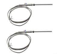 Temperature Sensor Probe, for pt100 2-Wire Digital Stainless Steel 1.5m/59inch for rtd Thermometer for Industrial Process Monitoring(5 * 50)