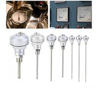Temperature Sensor Probe PT100 Stainless Steel with M20x1 5 Thread Terminal Head Compatible with Various Industrial Thermostats (200mm)
