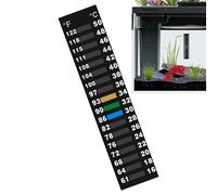 Temperature Sticker, LCD Environmental Tracking Sticker, Temperature Detection Strip, for Indoor Outdoor Home Kitchen Aquarium Freezer Fermenting Brewing