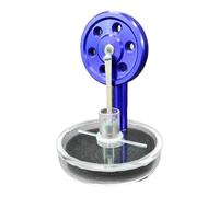 Temperature Stirling Engine Model Metal Zinc Alloy Flywheel Operates on Heat Source for Continuous 24 Hour Run Zinc Alloy Flywheel