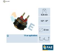 FAE 36290 Temperature Switch, radiator fan for HONDA,ROVER