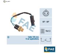 FAE 36610 Temperature Switch, radiator fan