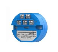 Temperature transmitter module PT100 Temperature Transmitter -200-650℃ Detection 4-20mA Output 12V/24VDC Sensor Transducer(-50-50C 24VDC)