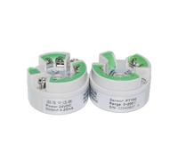 Temperature Transmitter PT100 Sensor 4-20mA 0-5V 10V Output Temperature Detection One-Piece Anti-Interference Temperature Sensor(0-100C 0-10V)(0-250c 4-20ma)