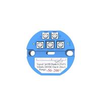 Temperature Transmitter Various temperature ranges RTD pt100 temperature transmitter sensor module with screw Thermal resistance 4-20mA 0-10V transducer(-50-200Celsuis mA)