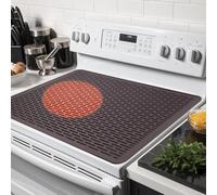 Temperature varied Silicone Stove top Cover, hob Covers for Electric cookers, Induction hob Protector mat for Ceramic hob, Heat Resistant Glass top Cover